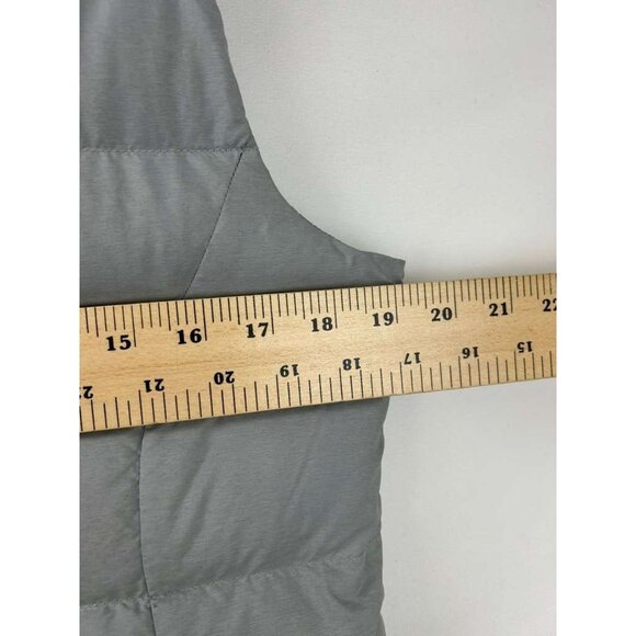The North Face Nuptse Women's M Gray 700 Fill Goose Down Full Zip Puffer Vest - Picture 5 of 16